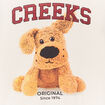 Sweat à capuche hoodie Creeks ecru bébé garçon