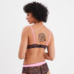 Soutien-gorge dentelle maxi push-up rose femme