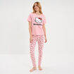 Ensemble pyjama coton Hello Kitty rose femme