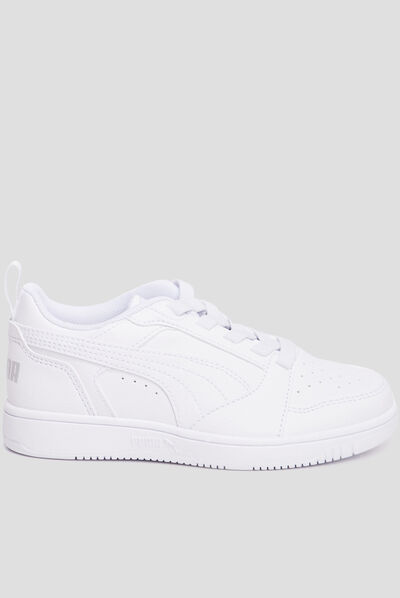 Tennis basses à lacets Puma Rebound Joy blanc fille