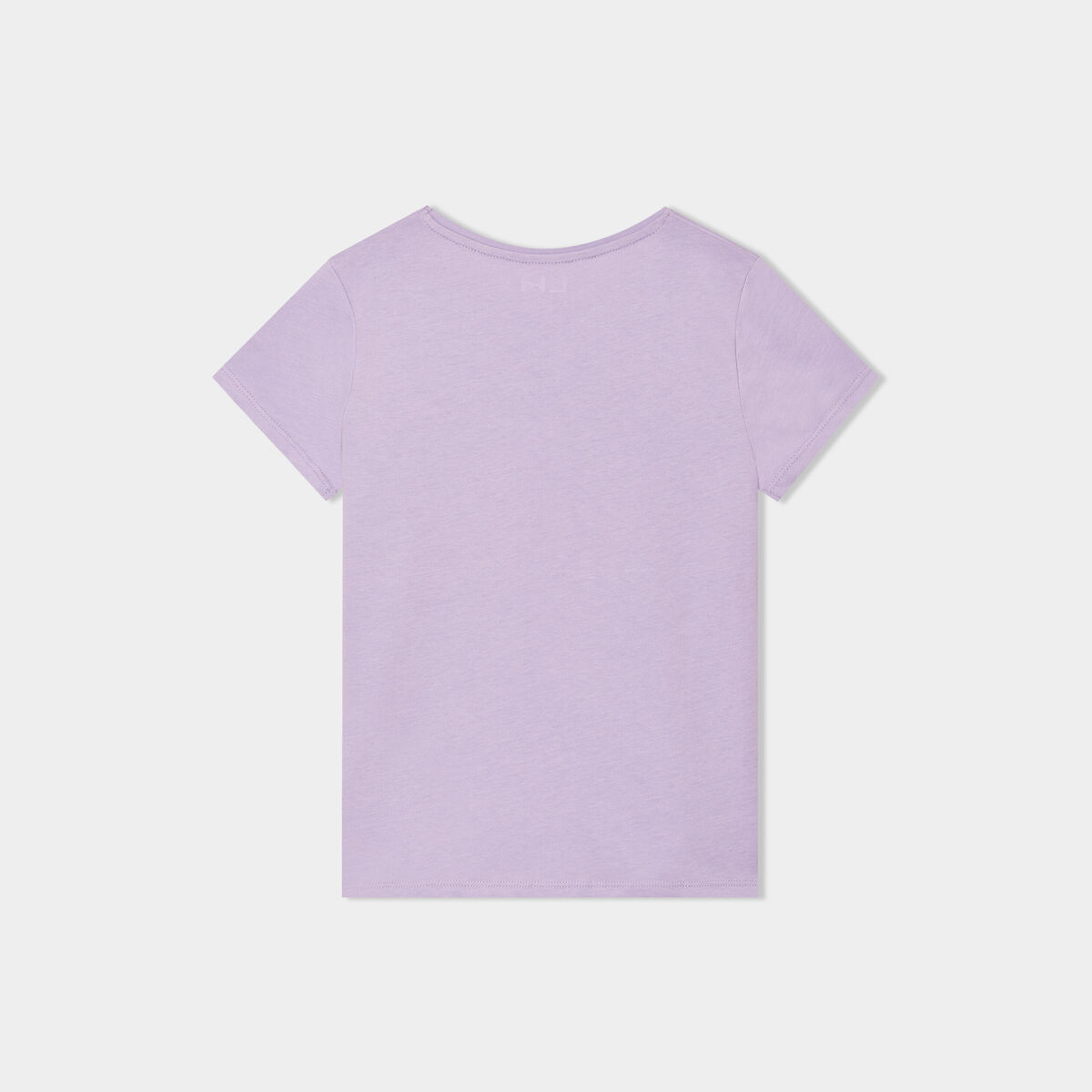 T-shirt manches courtes en coton mauve fille