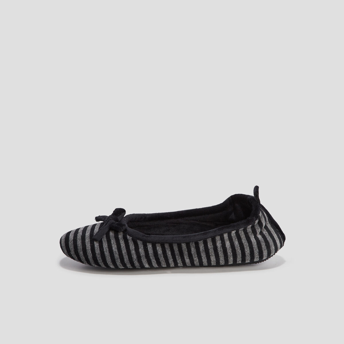 Chaussons ballerines noir femme