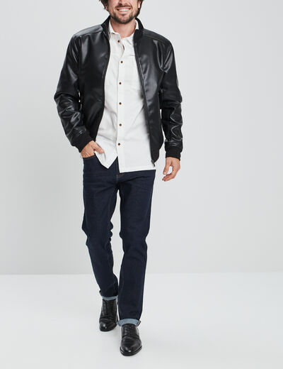 Chemise manches longues Trappeur ivoire homme