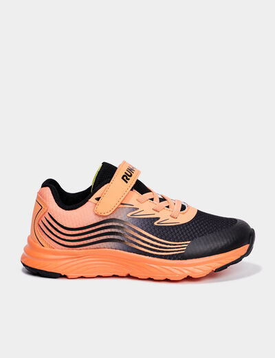 Baskets running à scratchs RUN UP multicolore garçon