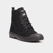 Baskets montantes en toile Trappeur noir femme
