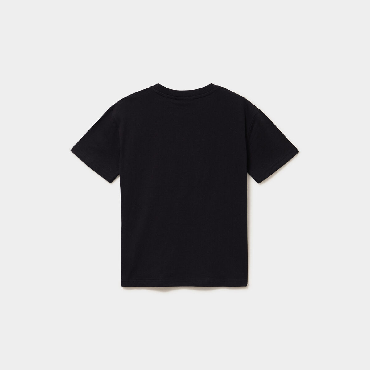 T-shirt manches courtes coton Minecraft noir gar&ccedil;on