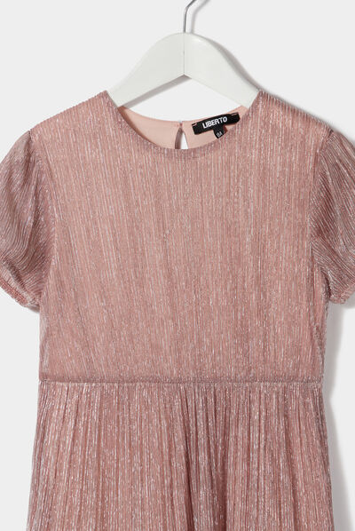 Robe de soirée fluide Liberto rose clair fille