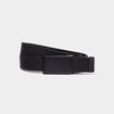 Ceinture fine effet toile noir gar&ccedil;on