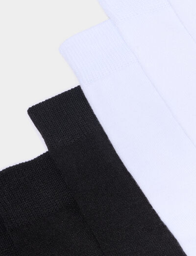 Lot 10 paires chaussettes noir homme
