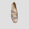Ballerines pied large cuir Confortissimo sable femme