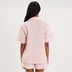 Ensemble pyjama chemise et short ecru femme