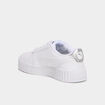 Baskets Puma Carina 3.0 Floral gris argent fille