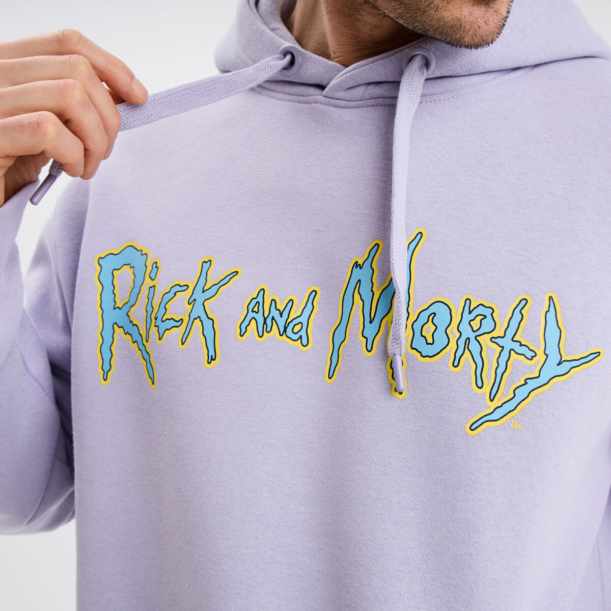 Sweat hoodie &agrave; capuche Rick et Morty parme homme