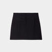 Jupe tweed courte trapèze noir femme