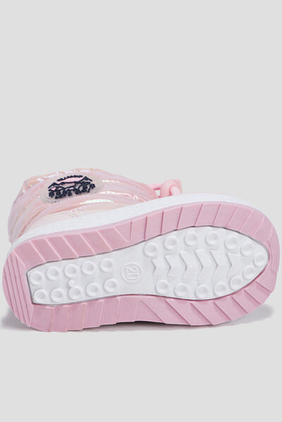 Bottes de neige rose bébé fille