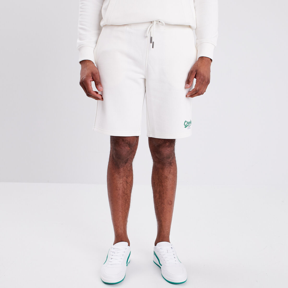 Jogging-Short droit Creeks ivoire homme