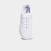 Baskets plates running élastiquées blanc homme