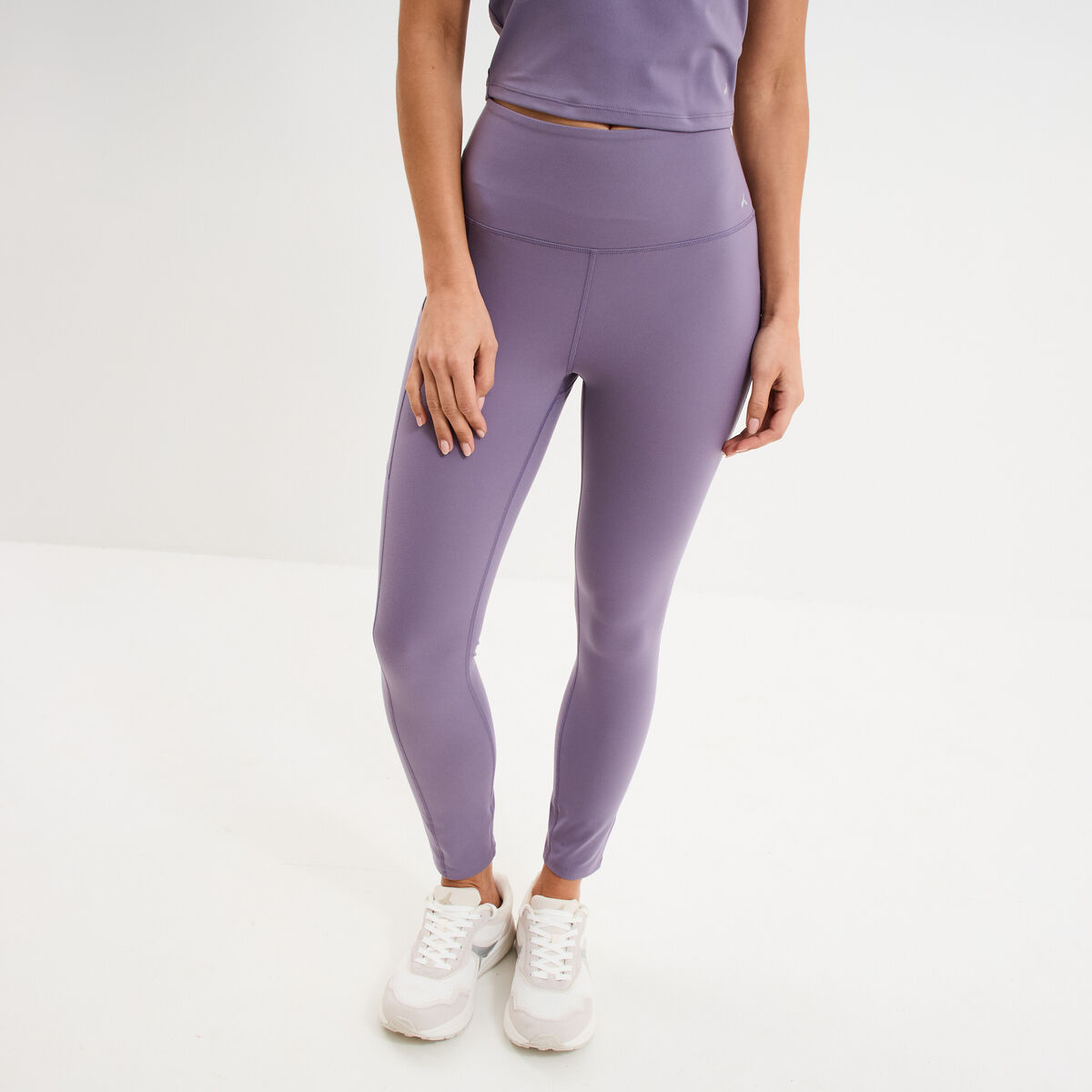 Legging de sport taille haute violet femme