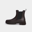 Bottes de pluie crant&eacute;es marron femme