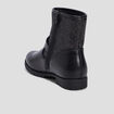 Bottines à paillettes noir fille