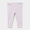 Legging uni en coton parme b&eacute;b&eacute; fille
