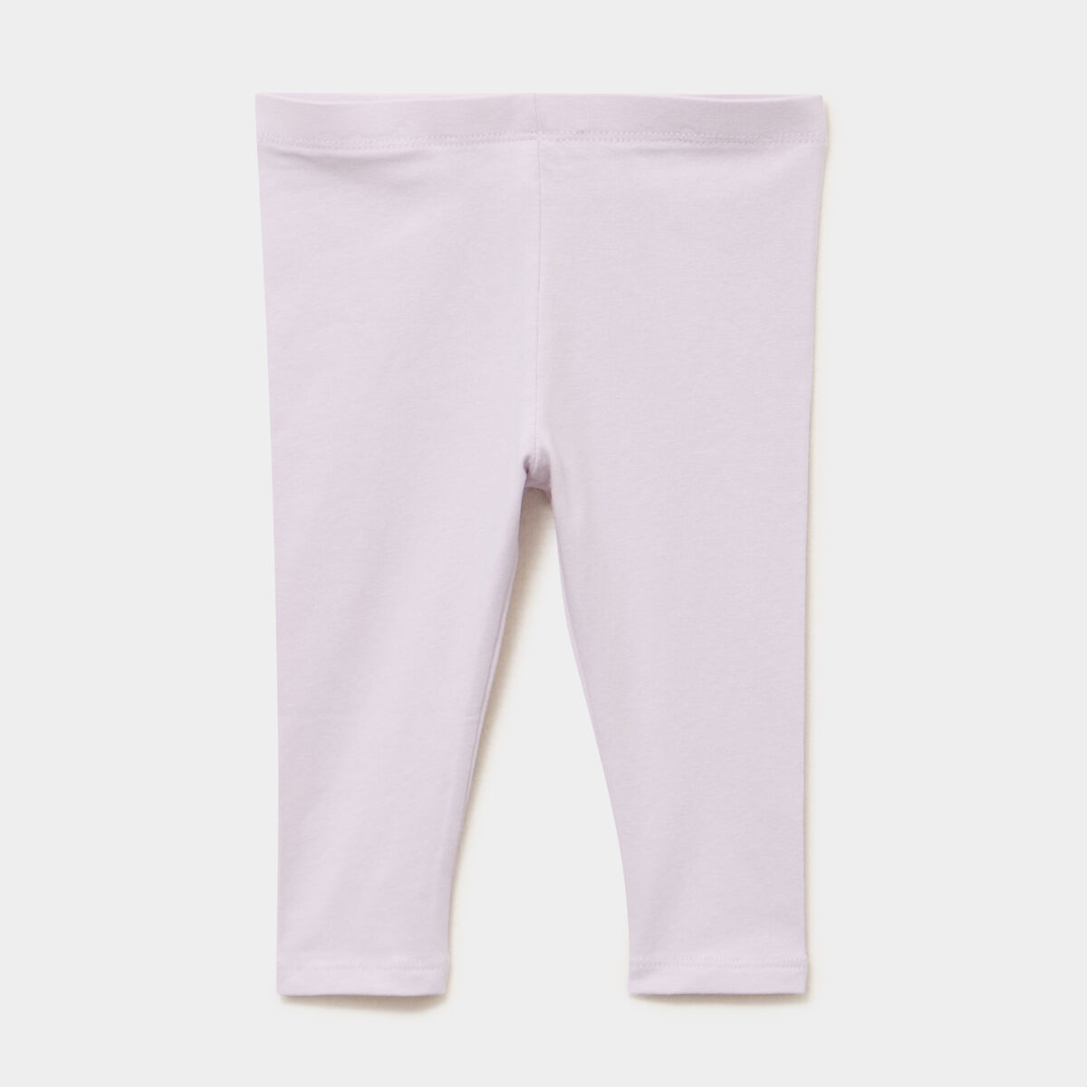 Legging uni en coton parme b&eacute;b&eacute; fille