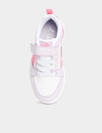 Tennis basses à lacets Puma V6 rose fushia fille