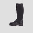Bottes &agrave; lacets fa&ccedil;on chaussette noir femme