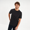 T-shirt slim stretch manches courtes noir homme