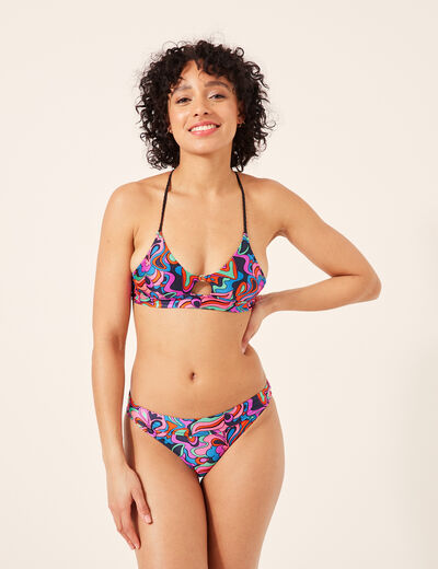 Bas de maillot de bain rose fushia femme