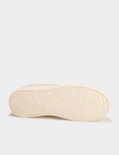 Tennis basses &agrave; lacets sable femme