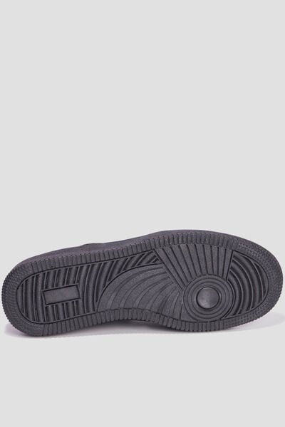 Baskets basses &agrave; lacets noir homme