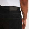 Jean relaxed 5 poches coton denim noir homme