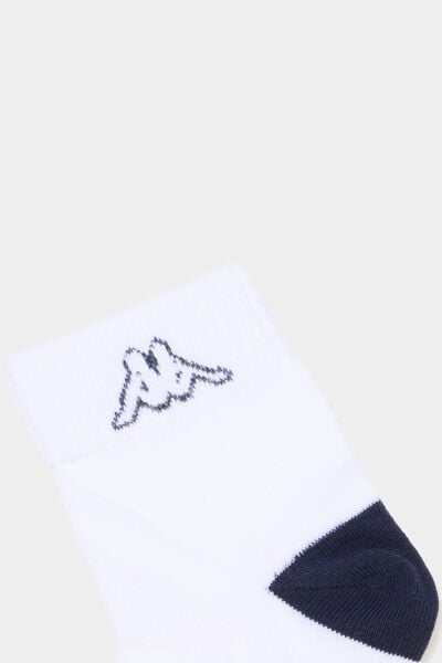 Lot 3 paires socquettes sport Kappa blanc homme