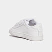 Tennis basses à scratchs en cuir Puma blanc bébé garçon