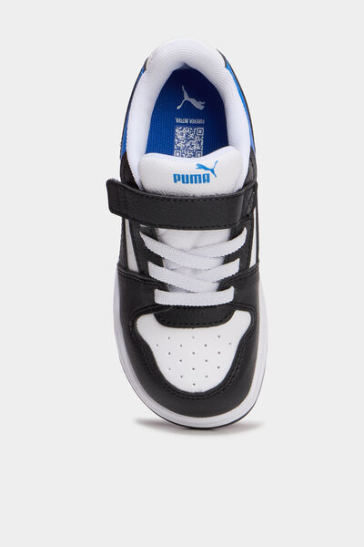 Baskets &agrave; scratchs Puma Rebound Slam bleu electrique gar&ccedil;on