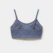 Lot 2 brassi&egrave;res padd&eacute;es sans couture bleu gris femme