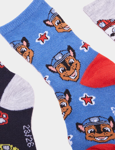 Lot 3 paires chaussettes Pat Patrouille multicolore garçon