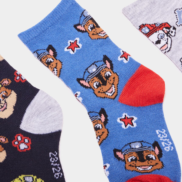 Lot 3 paires chaussettes Pat Patrouille multicolore garçon