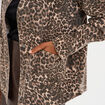 Surchemise en jean coton marron femme