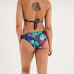 Bas de maillot de bain d&eacute;tails noeuds bleu p&eacute;trole femme