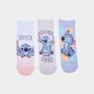 Lot 3 paires chaussettes Stitch multicolore fille