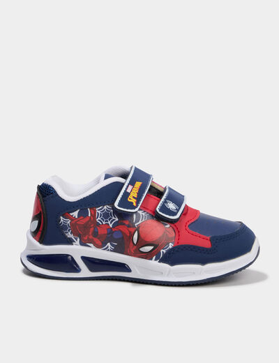 Baskets running lumineuses Spider-Man bleu gar&ccedil;on