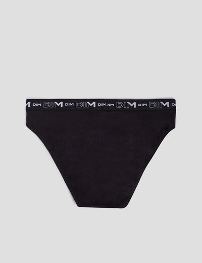 Lot 3 slips coton stretch DIM noir homme