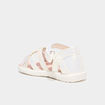 Sandales d&eacute;tails perfor&eacute;s blanc b&eacute;b&eacute; fille