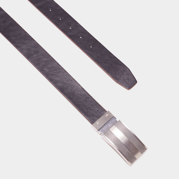 Ceinture réversible noir homme