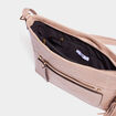 Sac en bandouli&egrave;re sable femme