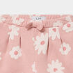 Pantalon de jogging molleton &agrave; noeud rose b&eacute;b&eacute; fille