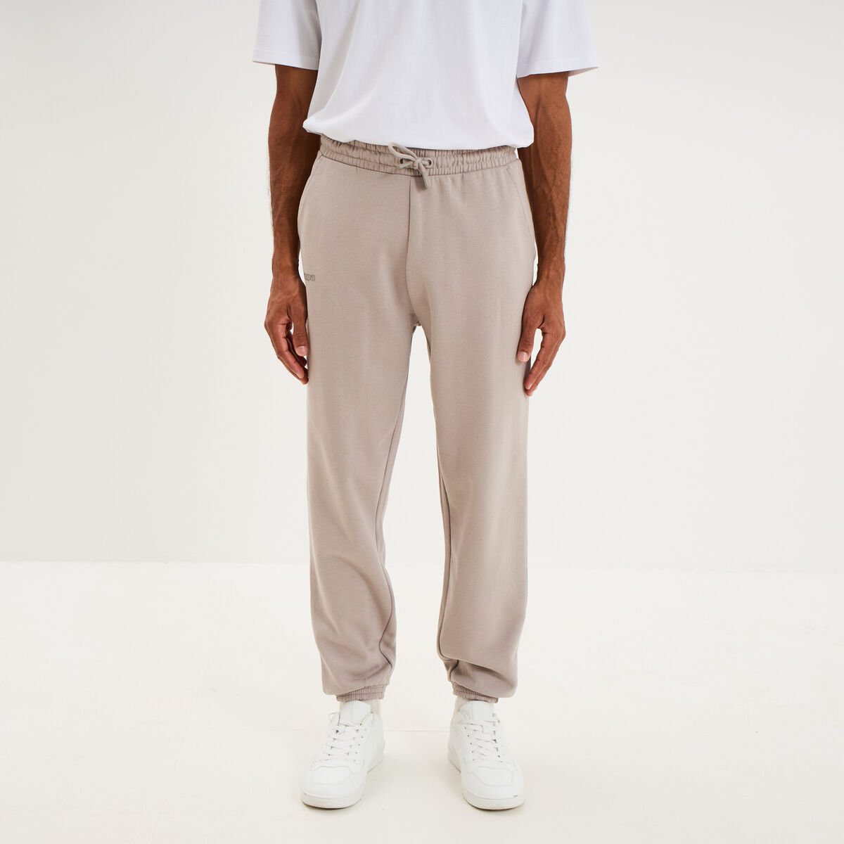 Pantalon de jogging regular Kappa gris clair homme