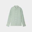 Chemise manches longues vert kaki femme